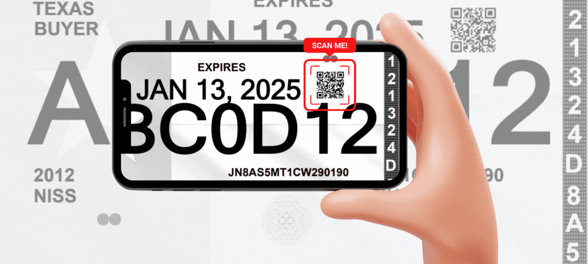 Beneficios de verificar placas temporales en Texas