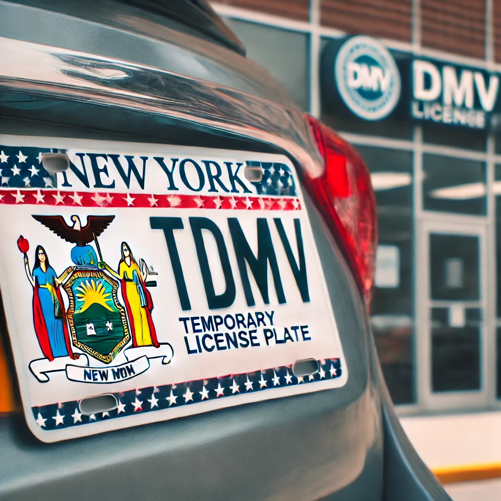 Cita para sacar placas de carro en New York