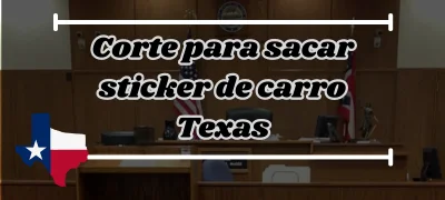Corte para sacar sticker de carro Texas