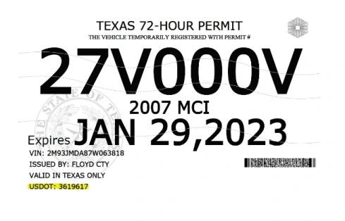 Conozca las Etiquetas de papel y permisos de Texas que seguirán emitiéndose