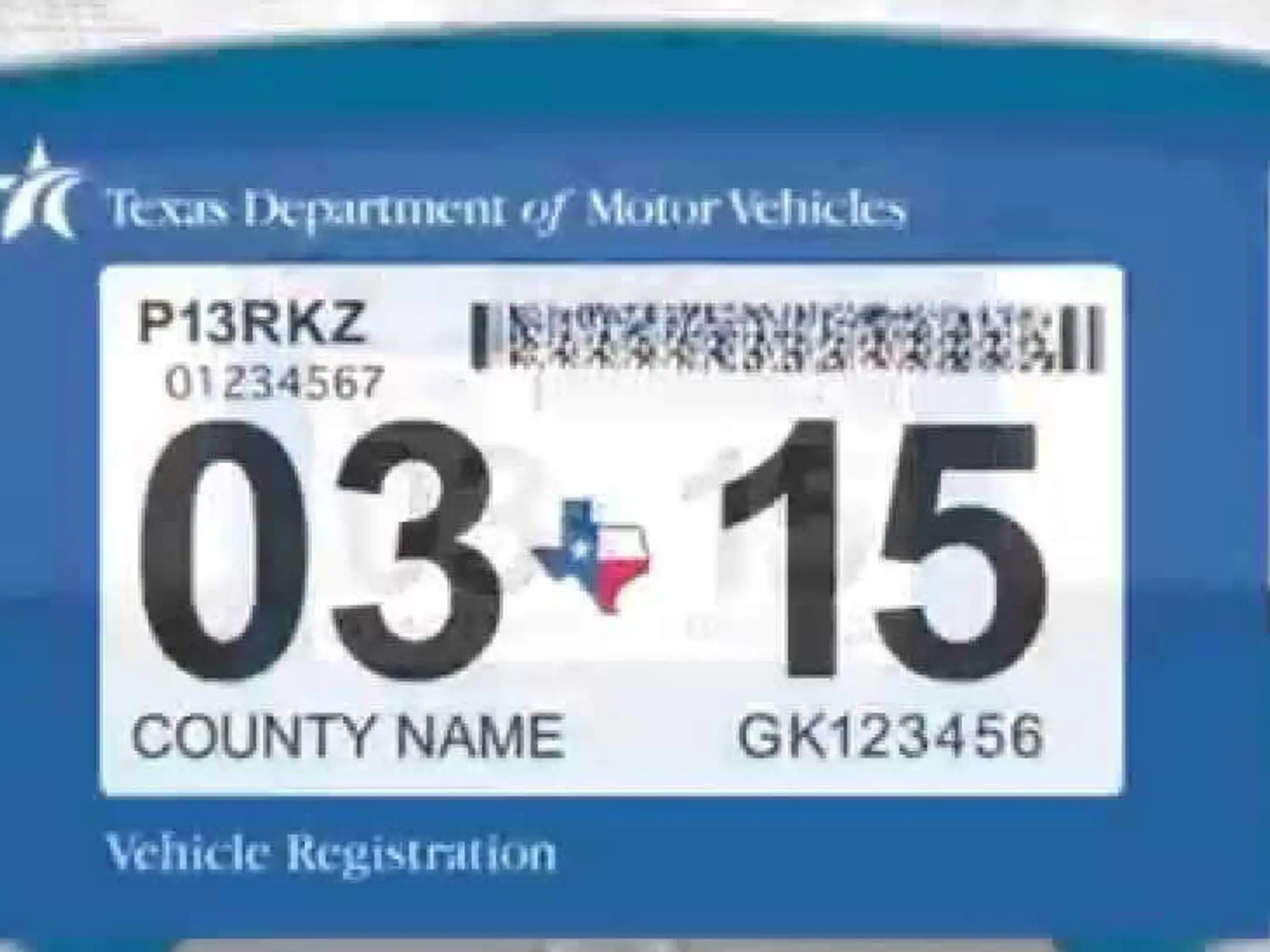 Pasos para obtener o renovar el sticker de las placas en Dallas