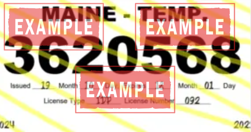 La placas temporales Maine que se entrega al comprador es un documento de papel o cartón que funciona como la matrícula trasera de tu vehículo durante el plazo de 30 días.