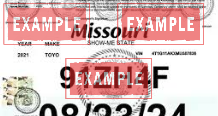 La placas temporales Missouri es un documento impreso de registro temporal (como el Formulario 5459, conocido como TRPA) que te permite conducir legalmente en las vías del estado. Ya sea que la obtengas en una oficina de licencias o a través de placas temporales de dealer Missouri, este permiso de papel debe ser colocado de manera segura y visible en la parte trasera del vehículo, en el mismo lugar donde iría la placa de metal. La visibilidad es crucial, ya que este documento temporal es la única prueba de que has iniciado el proceso de como obtener una placa temporal en Missouri y estás cumpliendo con la ley.