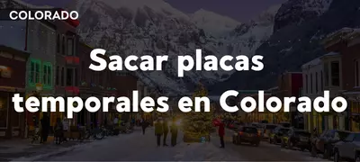 Cómo sacar placas temporales en colorado