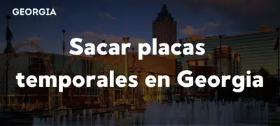 Cómo sacar placas temporales en Georgia