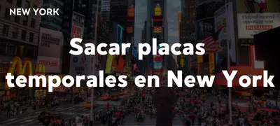 Cómo sacar placas temporales en New York