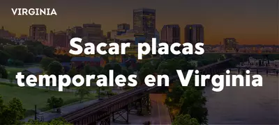 Cómo sacar placas temporales en Virginia